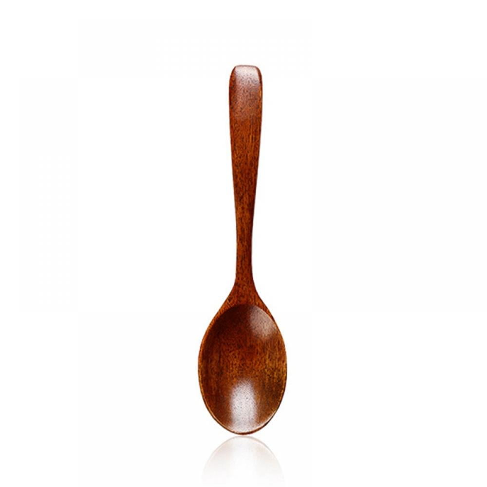 Wooden Spoon for Cooking, 14 Inch Walnut Wood Mixing Spoon for Soup  Stirring, Nonstick Kitchen Serving Spoons Scooper Utensil with Long  Comfortable