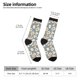 thumbnail image 2 of Balery White Popcorn Calcetas Largas con Estampado para Hombre y Mujer – Suaves y Transpirables, Talla Única (US 5-11), 2 of 6