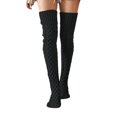 thumbnail image 1 of Opperiaya Female Knitted Stocking Solid Color Knee-High Socks Long Tube Socks, 1 of 4