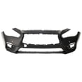 thumbnail image 2 of Front Bumper Cover For 2018-2022 Infiniti Q50 Luxe Pure Models Primed 620226HH1H, 2 of 3