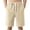 Beige_004, variant on Mens Cotton Linen Yoga Beach Shorts Lightweight Workout Board Baggy Shorts Classic Summer Yoga Short Black 2XL