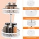 thumbnail image 4 of Organizador giratorio Lazy Susan con altura ajustable para armario de despensa (2 niveles, blanco), 4 of 7