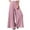 Pink, variant on Womens Linen Comfy Palazzo Wide Leg Pant High Waist Casual Loose Flowy Pants Long Bell Bottom Lounge Trousers