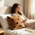 thumbnail image 3 of Miwamany Polka Dot Throw Pillow Covers, Vintage Decorative Cushion Cases, Classic Soft Pillow Shells for Sofa Couch Bedroom Living Room Decor, 3 of 6