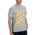 thumbnail image 2 of Bingfone Shiba Inu Dog And Sunflower Men'S Loose Fit Short-Sleeve Pocket T-Shirt, 2 of 7