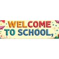 thumbnail image 3 of Colorful Welcome Back to School Banner Background Party Decorations Backdrop for School Events Classroom Decorations Opening Ceremony Props, 3 of 7