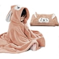 thumbnail image 1 of Baby Bath Towel Hooded Ultra Soft Hooded Towel Highly Absorbent Bathrobe Blanket Toddlers-Extra Large 28" x 55" Kaqi, 1 of 4