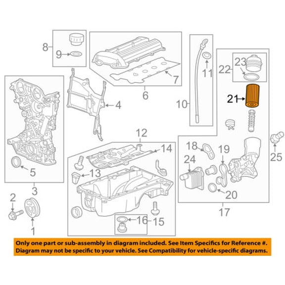 GM OEM Engine Parts-Filter Element 25195785