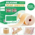 thumbnail image 2 of (2 pack) Aliver 60-inch Silicone Scar Roll, Silicone Tape for Scars Removal, 2 of 8