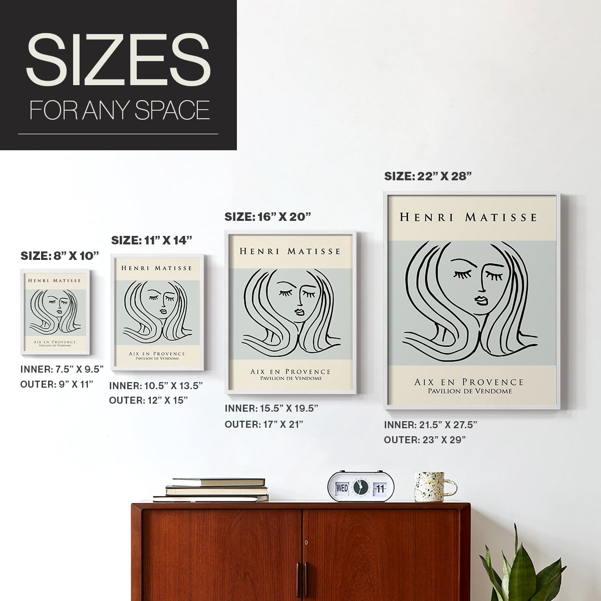 Matisse LXXV Framed Print - Solid Wood