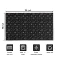 thumbnail image 5 of Black Cosmic Pattern Door Rugs,Washable Non Slip Door Mats Indoor,Decorative Door Mats,Entry Mat Indoor for Entrance,Bedroom,Kitchen,Bathroom,17"x30", 5 of 6