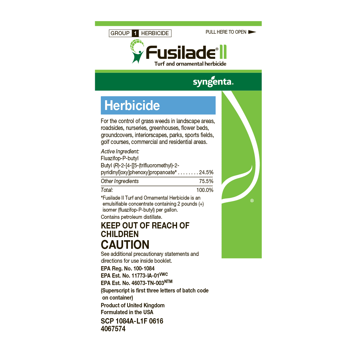 Fusilade II Turf and Ornamental Herbicide 4 fl oz Bottle by Syngenta