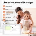 thumbnail image 4 of Alichome 15.6" Smart Digital Calendar – 1080P HD Touchscreen Wall Planner, App-Controlled Chore & Meal Chart, Task Completion Tracker, Photo/Video Sharing, Alerts, Desk/Wall Mount for 2026, 4 of 8