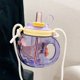thumbnail image 4 of Botella deportiva de 940 ml con pajita | Policarbonato sin BPA | Tapa antigoteo y antifugas | Correa de hombro portátil | Gran capacidad de hidratación para viajes y gimnasios al aire libre, 4 of 6