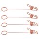 thumbnail image 1 of unbranded 4Ud Clip Metal Doble Oro Rosa Para Memo Foto Y Carteles En Oficina, 1 of 8
