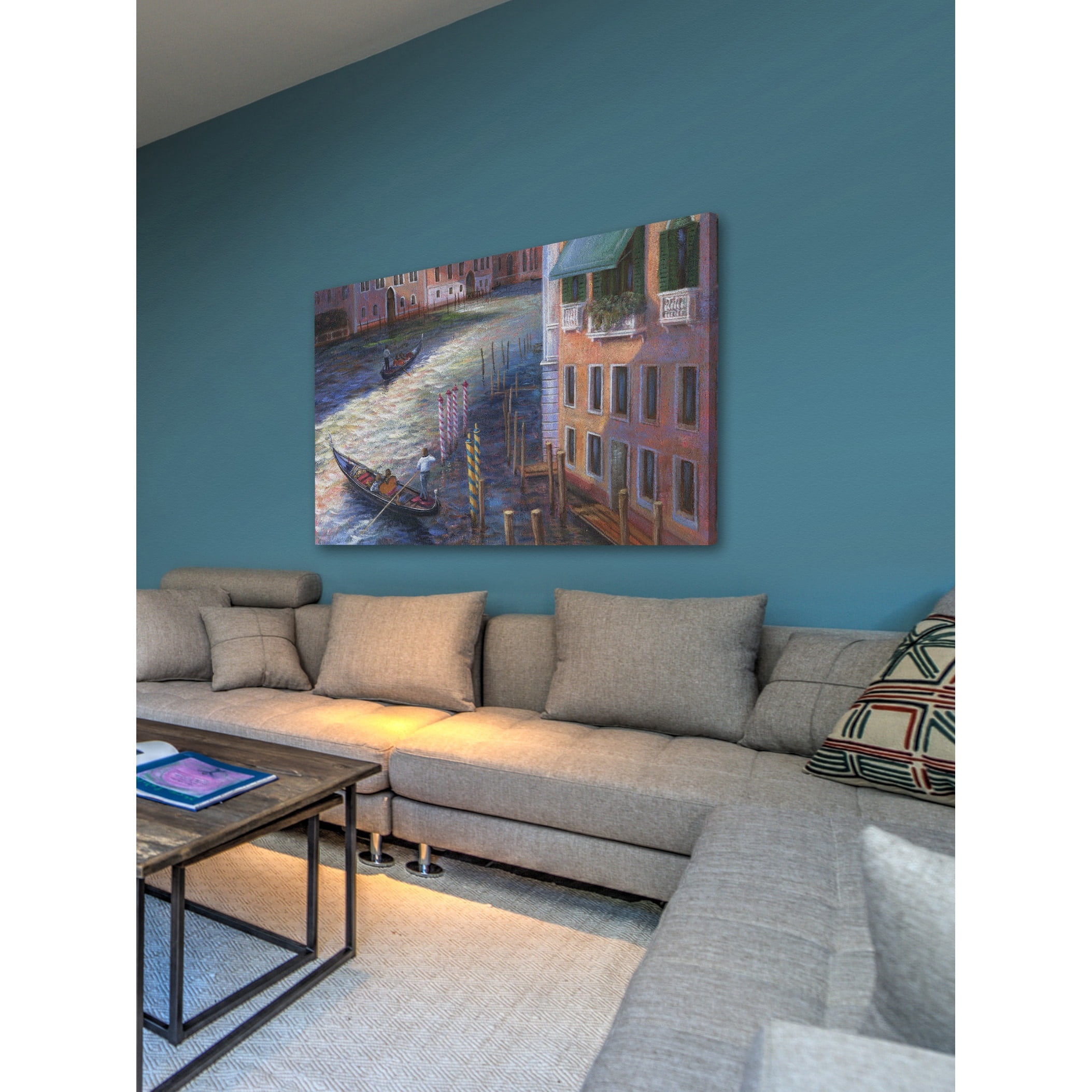 "Grand Canal" Painting Print on Wrapped Canvas