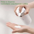 thumbnail image 6 of 4-In-1 Travel Dispenser Bottle Set, English Version Portable Cosmetic Container, Leakproof Refillable Bottle for Shampoo Lotion Toiletries, Perfect for Business Trip and Vacation Travel, 6*2in, White, 6 of 14