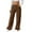 Coffee, variant on Rutainlusire Womens Trendy Loose Comfy Corduroy Sweatpants Pants Women Fashion Solid Casual Trousers Sport Button Pocket Long Pants