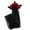 D, variant on Halloween Gothic Flower Garland Hairband Black Veil Headpiece Halloween Costume Accessory Party Cosplay Headwear Decoration Floral Crown Halloween Wedding Festival Photo Prop Use Set Item
