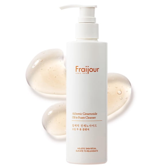 Fraijour Alchemic Aceite de ginsenósido a limpiador en espuma 210 g / 7,41 oz. Para desmaquillante y lavado de cara.