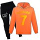 thumbnail image 4 of Conjunto de chándal informal con capucha y estampado de Ronaldo 7 para niños, traje con pantalones y parte superior con capucha, 4 of 4