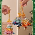 thumbnail image 4 of crativent Crocheted Christmas Tree Color Christmas Tree Soft Installation, Machine And Compact Delicate. Home, Car Crafts D, 4 of 6