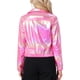 thumbnail image 3 of CHAQUETA METÁLICA LIGERA CON CREMALLERA DE MANGA LARGA BRILLANTE Y HOLOGRÁFICA PARA MUJERES INSPIRADA EN CHIC TAMAÑO L ROSA, 3 of 6