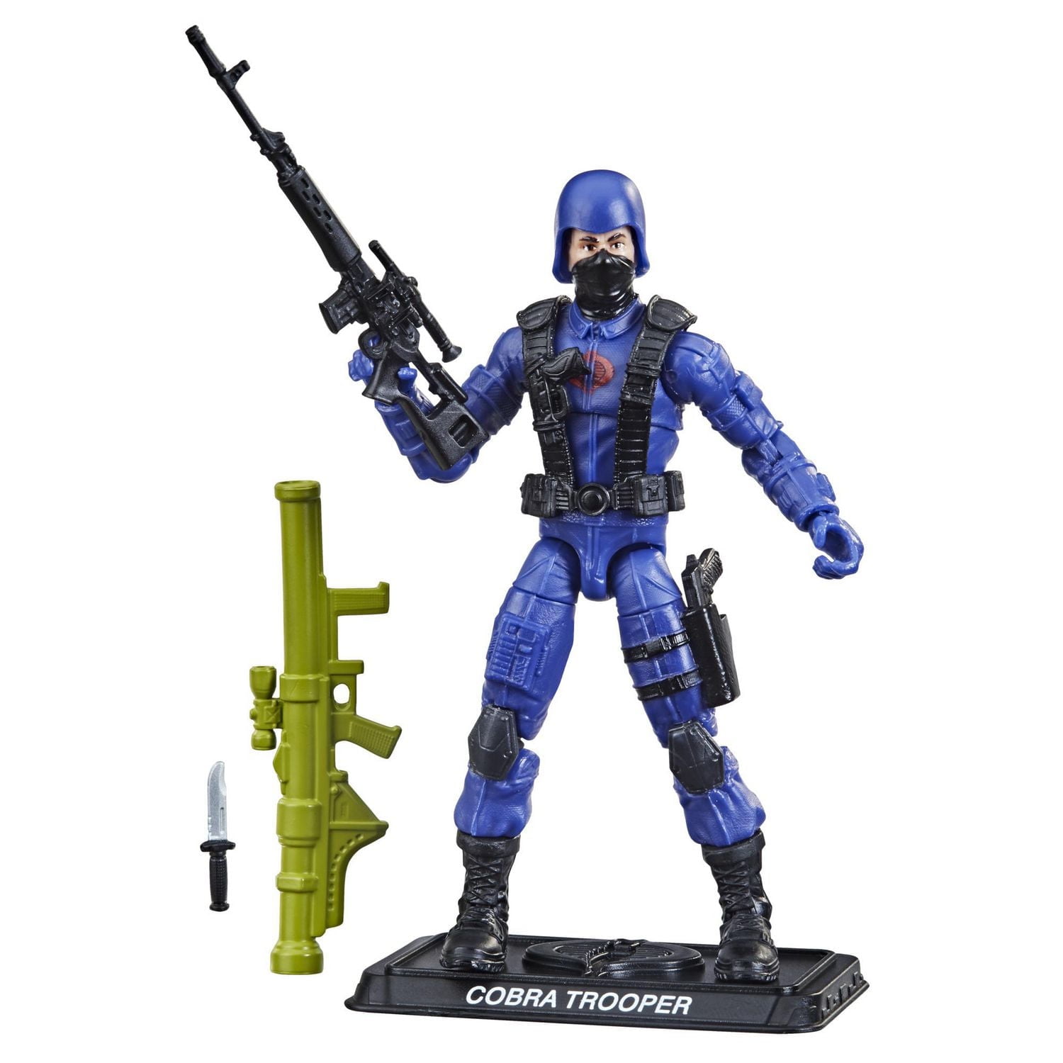 G.I. Joe Retro Cobra Trooper Toy 3.75-Inch-Scale Collectible Action Figure with Multiple Accessories, Toys for Kids Ages 4 and Up
