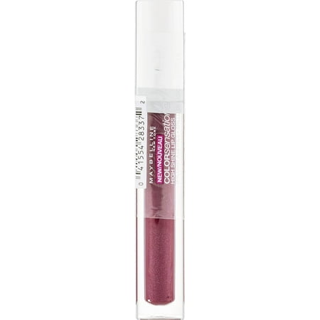- Maybelline ColorSensational High Shine Lip Gloss Plum Luster 120, By Maybelline New York From USA