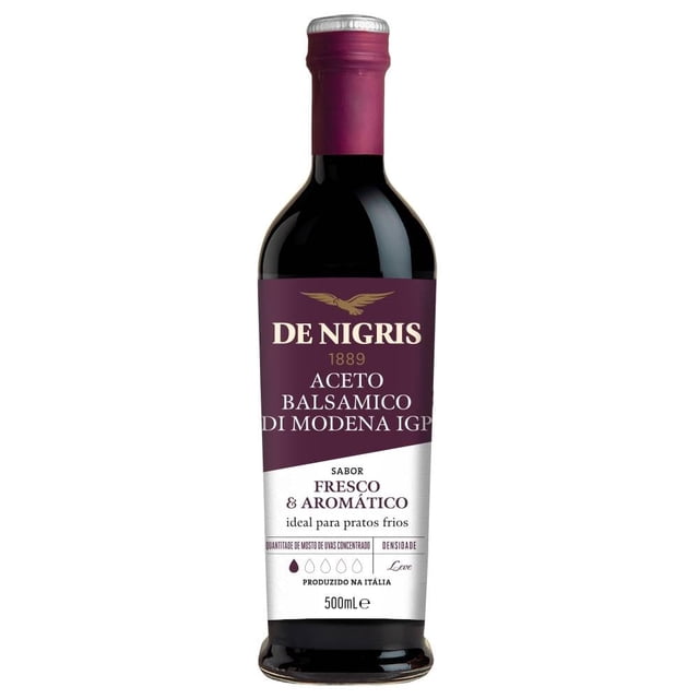 Vinagre De Nigris balsámico de modena sabor fresco y aromático 500 ml