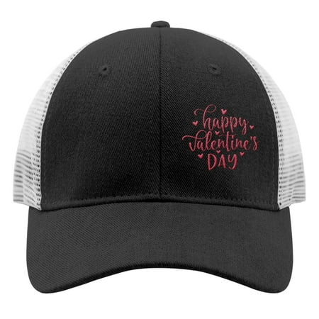 Glitter Baseball Hat Happy Valentine s Day Embroidery Dad Hats for Men Cool Adjustable for Fishing