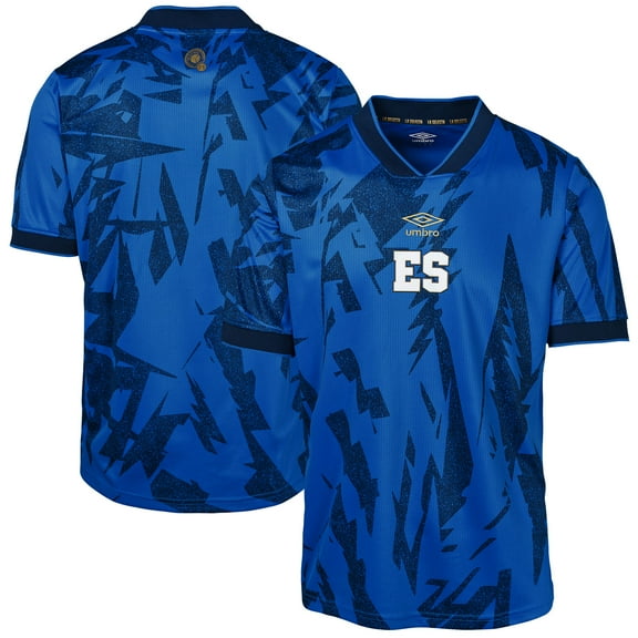 Umbro Men's Soccer Jersey, Blue-Home Short Sleeve