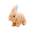 thumbnail image 4 of Interactive Rabbit Toy Stuffed Animal Lovely for Birthday Gifts Party Favors brown, 4 of 10