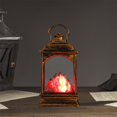 thumbnail image 4 of Small Fireplace Lantern Decor,Flickering Flame Lantern,Fireplace Lanterns Decorative Flameless Portable Led Lantern,Decorative Indoor Fireplace and Mini Fireplace,Artificial Fireplace Gifts, 4 of 6