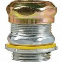 Halex 62511 EMT Rain Tight Conduit Connector, Steel, 1-In. - Quantity 5