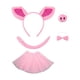 thumbnail image 1 of Conjunto de disfraz de cerdo, accesorios para la cabeza, vestido elegante para fiestas, Halloween, espectáculos teatrales Falda de tul con estrellas, 1 of 7