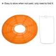 thumbnail image 3 of Uxcell 8 Inch Folding Hanging Wedding Home Party Paper Lanterns Orange 6 Pack, 3 of 7