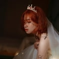 thumbnail image 3 of MasteelfCA 1pc Exquisite Rhinestone Crown Girl Crown Headdress Party Ruby Tiara Prop, 3 of 8