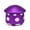 Purple, variant on 1 Pack Mushroom Shape Grinder, Durable Aluminum Alloy Grinder, Kitchen Spice, Pepper Grinder Set, 2.46×2.28 Inches(Purple)