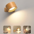 thumbnail image 3 of Aplique de Pared LED, Giratorio 360°, Regulable, Control Táctil Magnético, Luz Magnética con Batería Recargable., 3 of 5