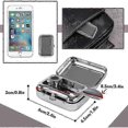 thumbnail image 2 of Portable Stainless Steel Mini Ashtray with Lid for Travel & Outdoor Smoking, 2 of 2