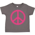 thumbnail image 3 of Inktastic Pink Peace Sign Girls Toddler T-Shirt, 3 of 5