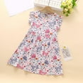 thumbnail image 5 of ZOYOEN Girls Floral Dresses- Cute Sleeveless Casual Flowy Summer Dress White Size 12 Years, 5 of 6