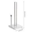 thumbnail image 4 of Creative Kitchen Paper Towel Rack Durable and Sturdy Square Base Raised Vertical High-grade Paint Rack Wrought Iron Station Kitchen Paper Rack, 4 of 10