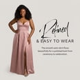 thumbnail image 7 of David’s Bridal, The Edit by DB Studio Women's Formal Empire Waist Ball Gown, Full Length, Satin, 7 of 7