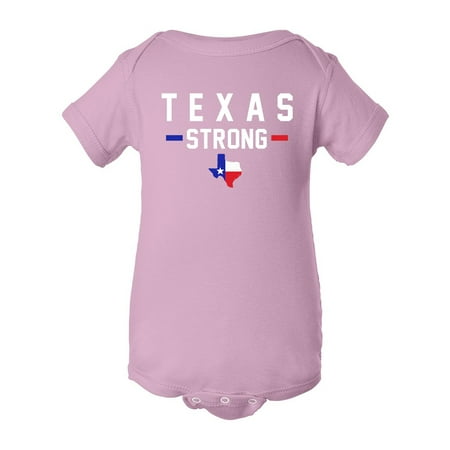 

Texas Strong Map USA Survivor 2017 DT Infant Baby Rib Bodysuit
