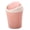 Pink, variant on M Buder Desktop Trash Can Plastic Multifunctional Small Desk Countertop Garbage Bin with Swing Lid for Home Office Bedroom Bathroom Green (7.08 inches / 18 cm)