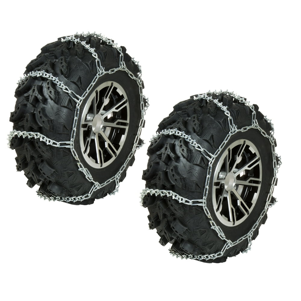 FRONT ATV Tire Chains Pair Polaris Big Boss 250 6x6 1991 1992 1993