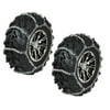 Raider, ATV-TC2, FRONT ATV Tire Chains Pair - V-BAR - ICE SNOW - 51x14 size - PAIR