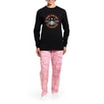thumbnail image 4 of CafePress - Cicadas Have The Day You Deserve Periodical Cicada - Women's Long Sleeve Dark Pajamas, 4 of 7